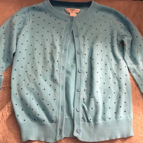 🎉4 for $20 OshKosh Blue Cardigan, size 8 - Picture 2 of 4